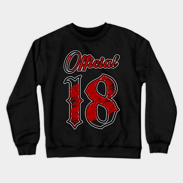 Officially 18 Years Crewneck Sweatshirt by BC- One- Shop